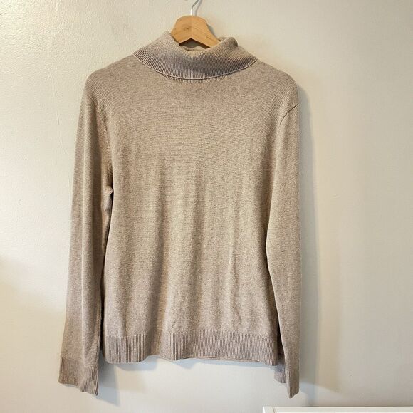 Abercrombie And Fitch Cotton Cashmere Turtleneck Soft AF Sz S - Picture 1 of 4